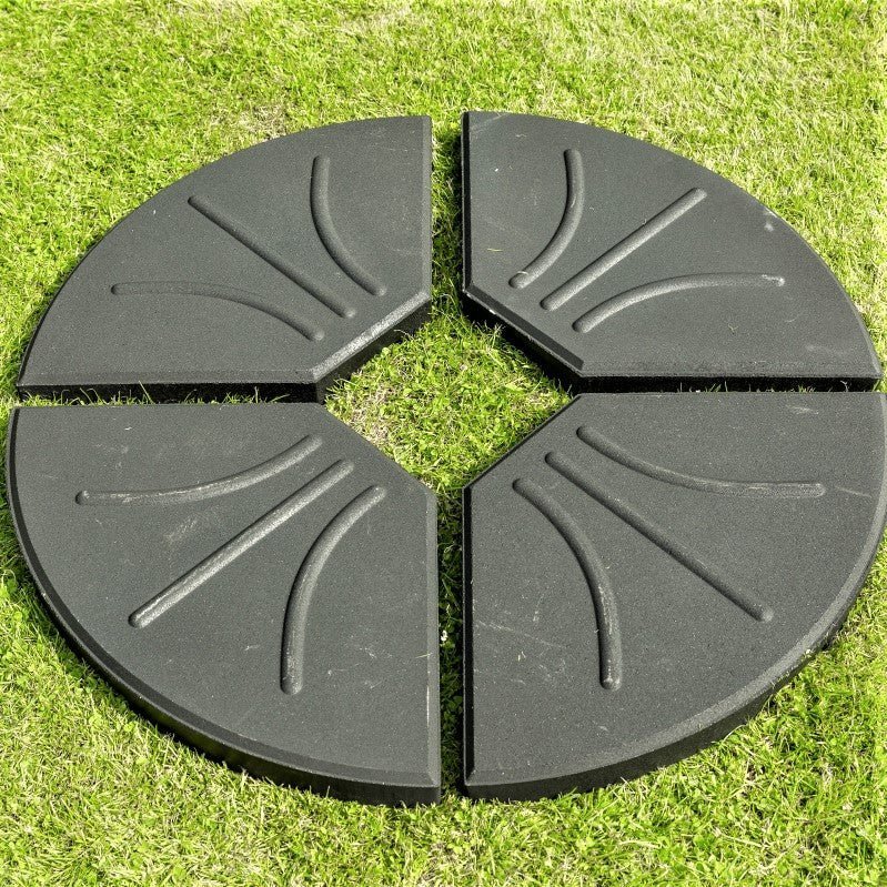 Norfolk Leisure Concrete Four Part Parasol Umbrella Cantilever Base for Patio Garden - 80KG Norfolk Leisure