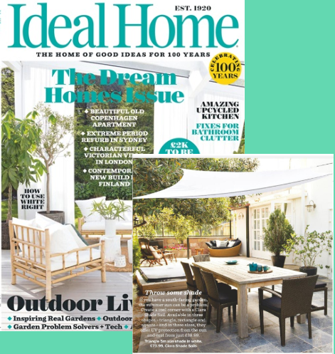 AS SEEN IN - IDEAL HOME MAGAZINE