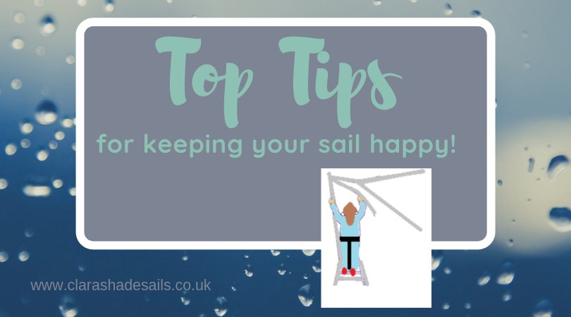 Our 5 Top Tips for Keeping your Shade Sail Happy