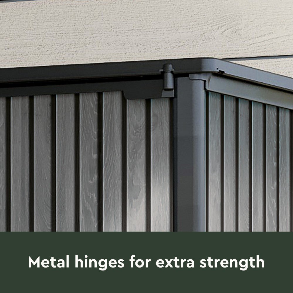 Keter Hi - Store+ Garden Storage Cupboard - Anthracite 1.7m - Clara Shade Sails - Keter - 