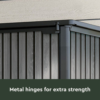 Keter Hi - Store+ Garden Storage Cupboard - Anthracite 1.7m - Clara Shade Sails - Keter - 