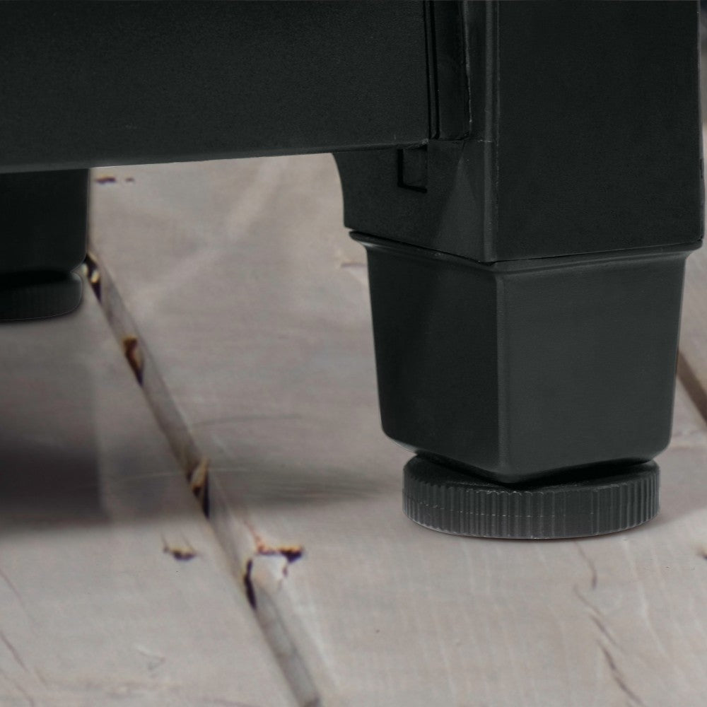 Keter Unity BBQ Table Double with storage cupboard & stainless steel ...