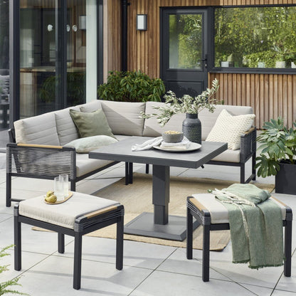 Norfolk Leisure Bellmount Mini Corner Garden Seating Set - Clara Shade Sails - Norfolk Leisure -