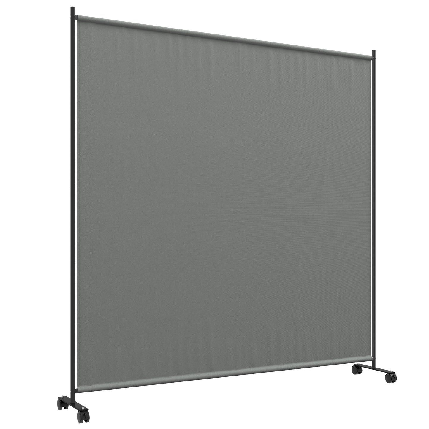 Outsunny Outdoor Privacy Screen with Wheels - Dark Grey - Clara Shade Sails - Outsunny - 