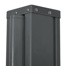 Outsunny Retractable Side Awning Privacy Screen, Grey, Black or Cream - 3m x 1.6m - Clara Shade Sails - Outsunny - Black - 