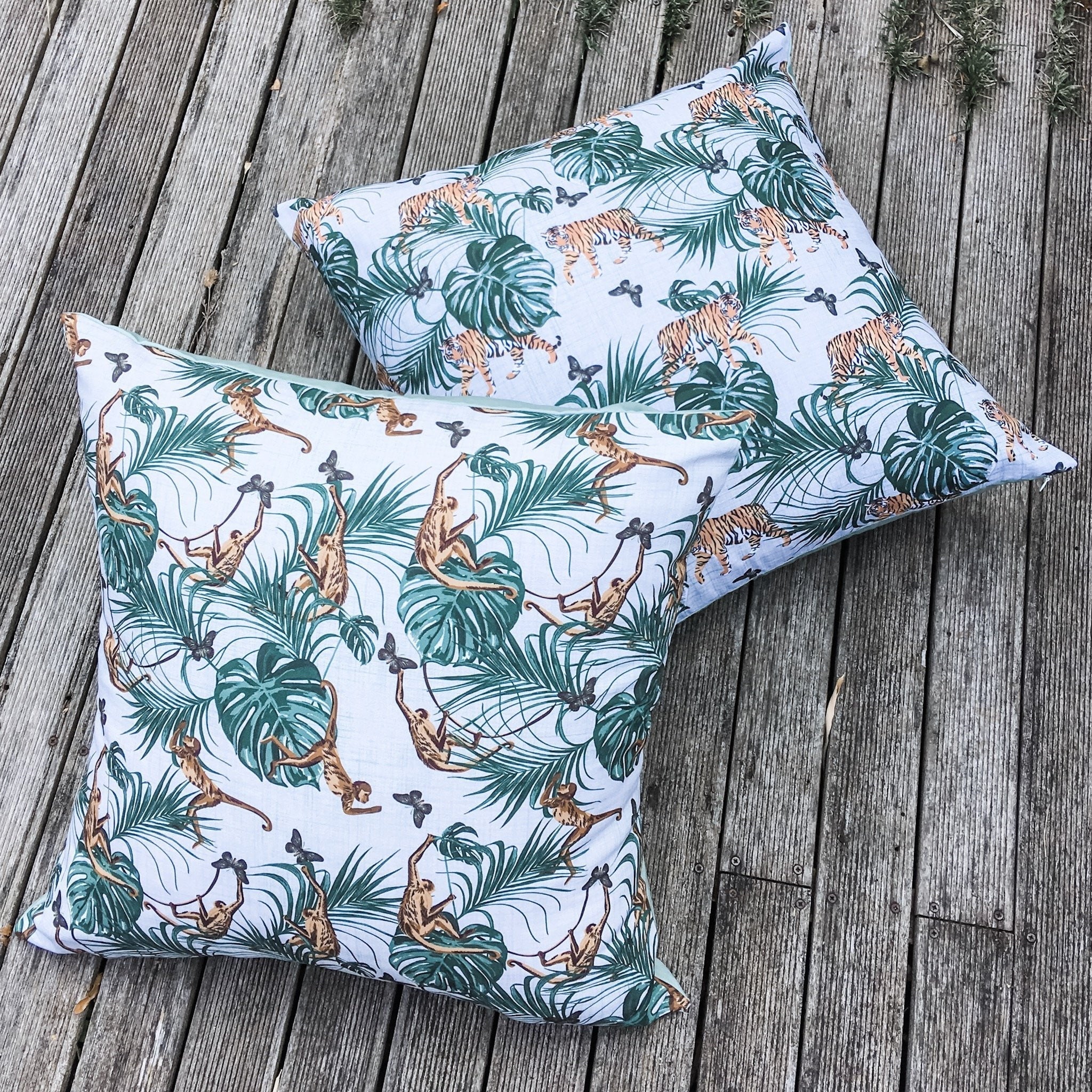 Extra Large 65cms Tiger Water Resistant Garden Floor Cushion Cover Clara Shade Sails