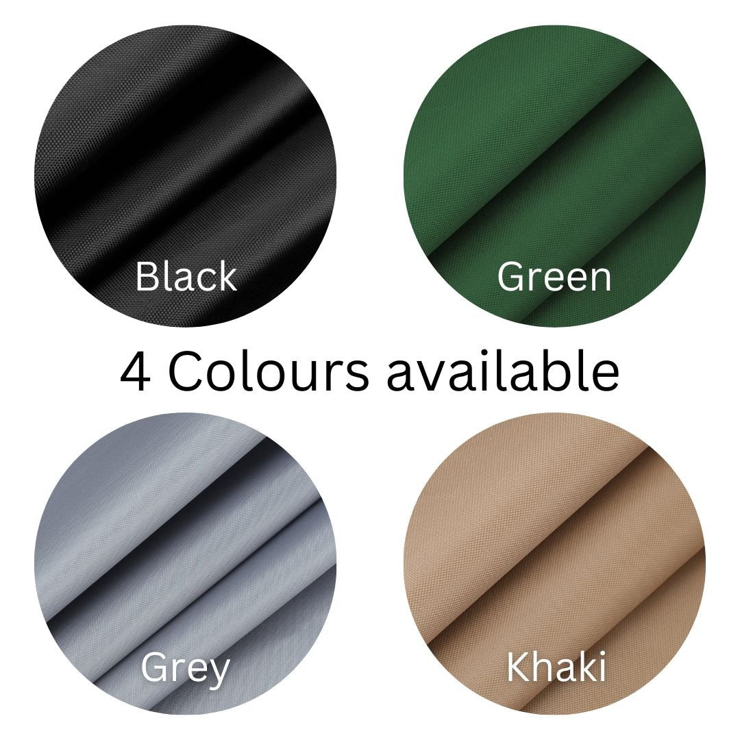 Protective Garden Parasol Cantilever Umbrella Rain Covers Waterproof - Straight, Banana - Black, Grey, Khaki, Green - 170cm, 190cm, 205cm, 265cm, 280cm Clara Shade Sails