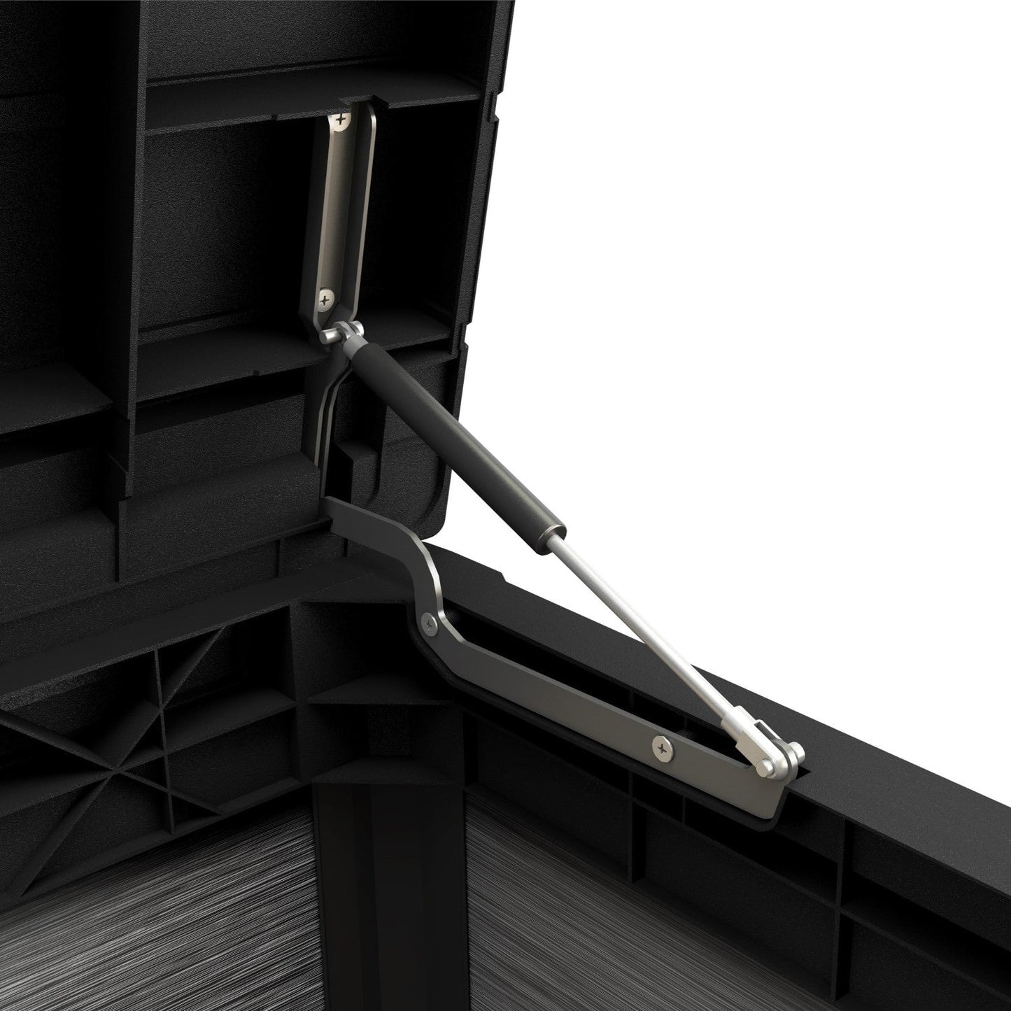 Keter Denali 100 Duotech Garden Storage Box Grey/Black 757L Keter