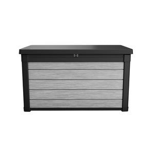 Keter Denali 100 Duotech Garden Storage Box Grey/Black 380L Keter