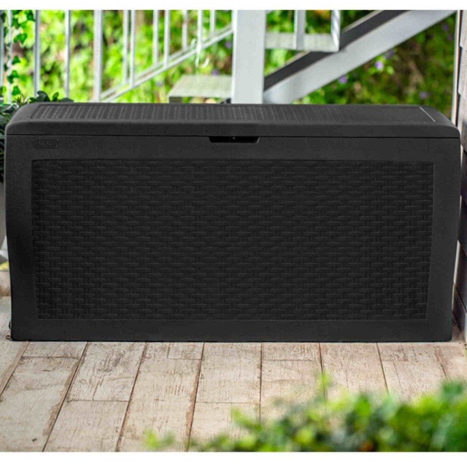 Keter - Samoa Grey Garden Storage Box 270L Keter