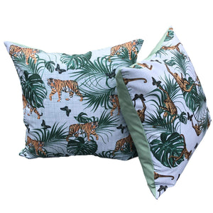 Monkey Water Resistant Garden Cushion Cover Scatter Pillow Cover Tropical Jungle Rainforest Clara Shade Sails