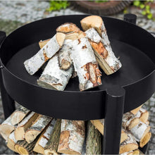 Montana High Fire Bowl Pit 80cm - Cook King Garden and Outdoor Patio Entertaining Portable Metal Round Fire Bowl Cook King