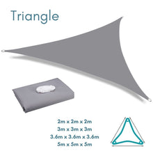 Nearly Perfect - Coloured Shade Sails Opened But Not Used Clara Shade Sails