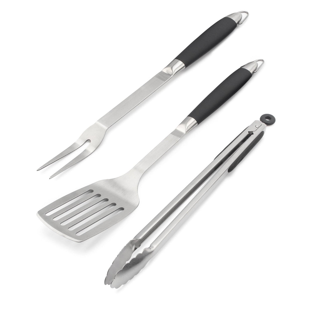 Norfolk Grills BBQ Tools Set 3 Piece Fork Tongs Spatula Norfolk Leisure