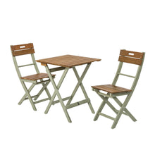 Norfolk Leisure Florenity Bistro Set Folding Table and Chairs Verdi Green, Galaxy Blue, Grigio Grey Norfolk Leisure