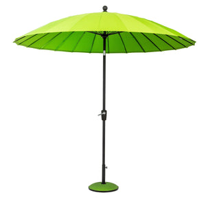 Norfolk Leisure Geisha Style Garden Parasol Umbrellas - 2.7m Crank Handle and Tilt - Taupe, Fuchsia, Lime, Purple, Aqua Outdoor Garden Patio Norfolk Leisure