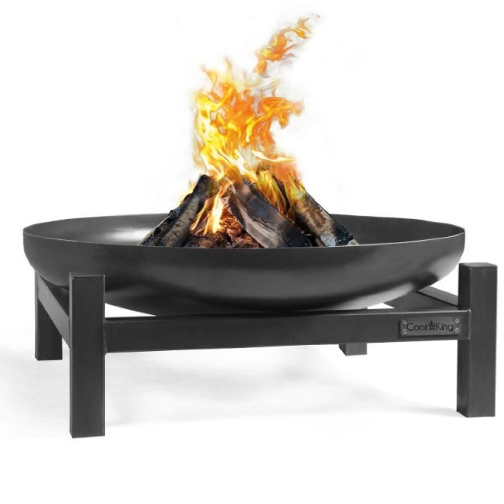 Panama Fire Bowl Pit 70cm - Cook King Garden and Outdoor Patio Entertaining Portable Metal Round Fire Bowl Cook King