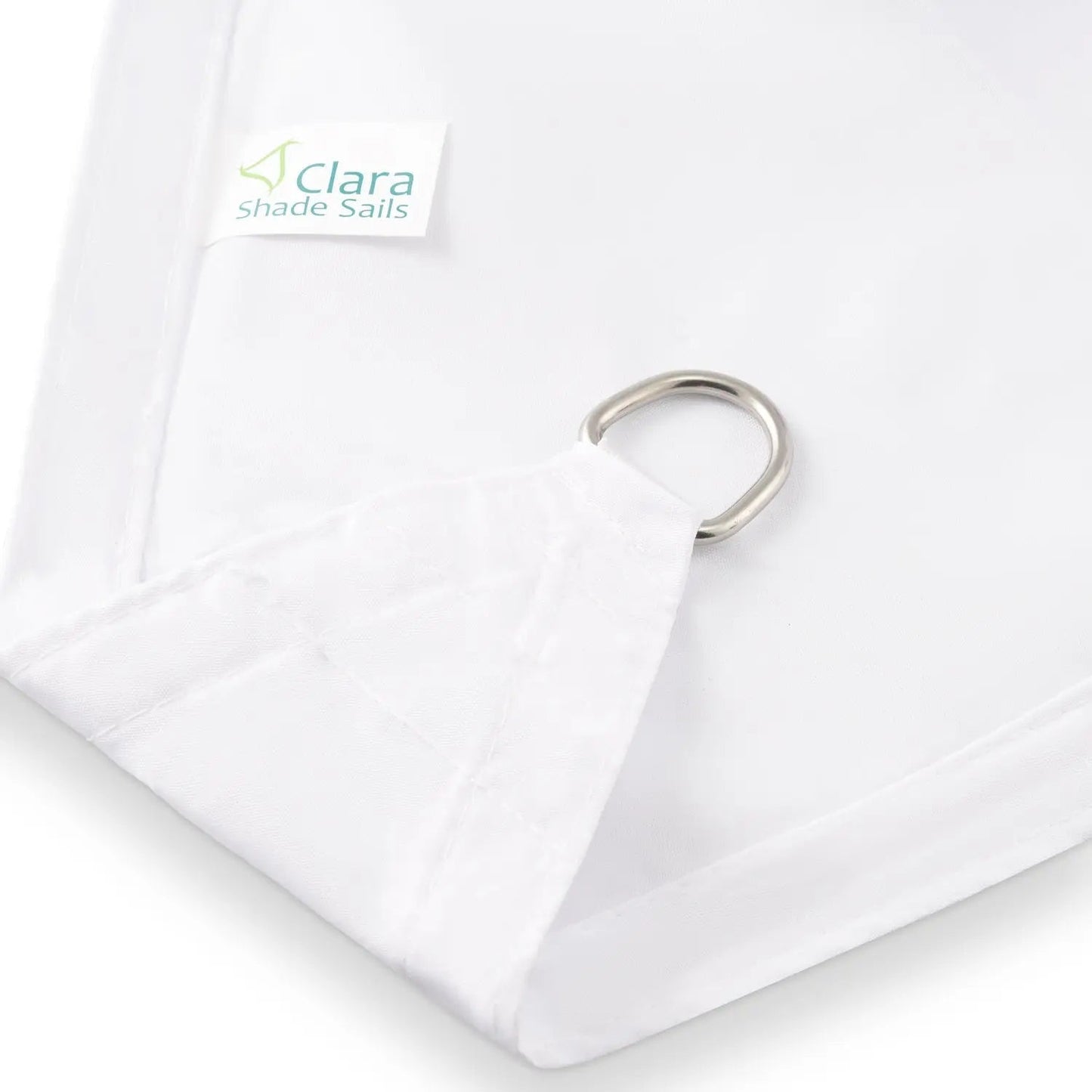 Exclusive Availability - Right Angled Triangle 4.2m - Clara Sun Shade Sail White Waterproof UV Garden Sun Canopy Awning Clara Shade Sails