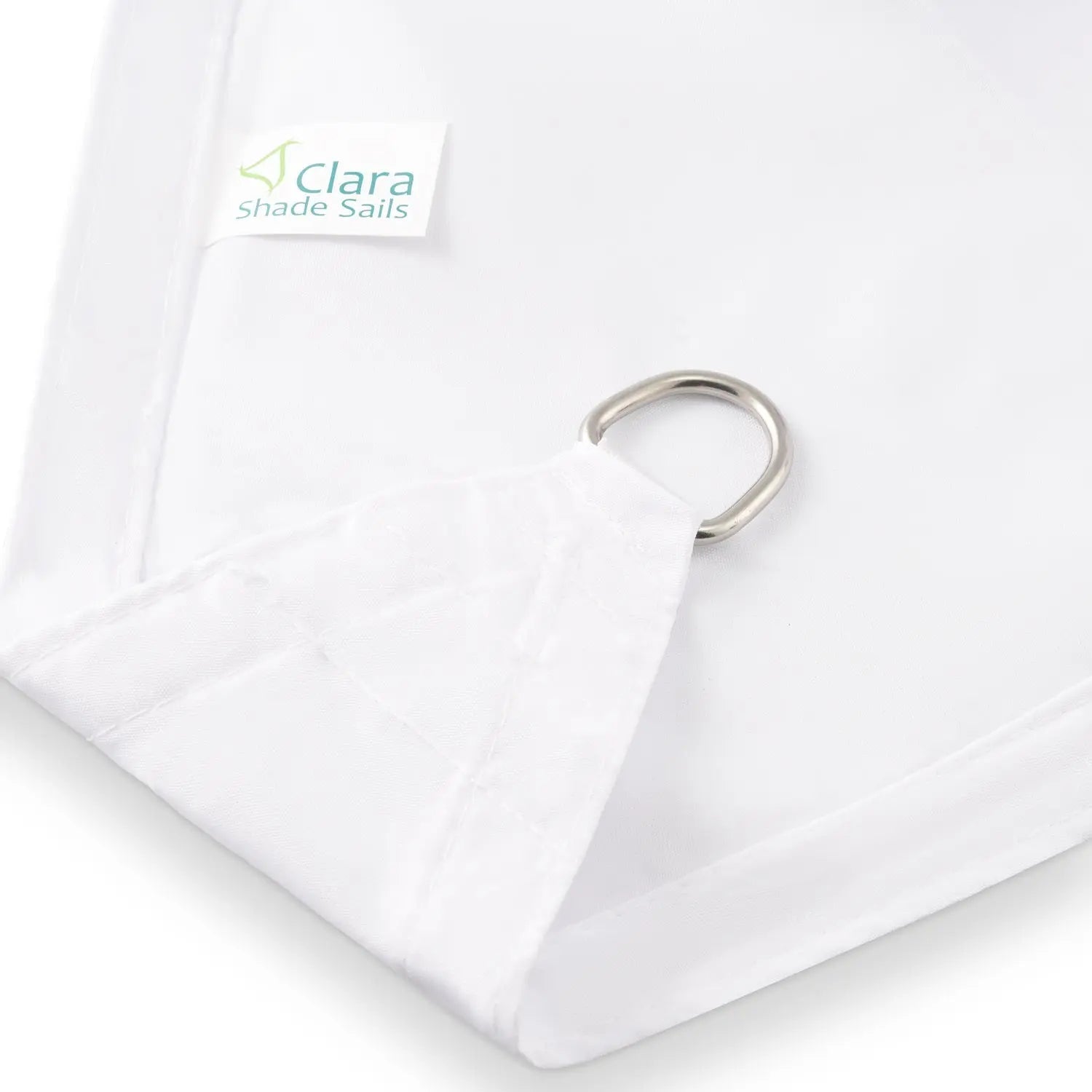 Exclusive Availability - Right Angled Triangle 4.2m - Clara Sun Shade Sail White Waterproof UV Garden Sun Canopy Awning Clara Shade Sails