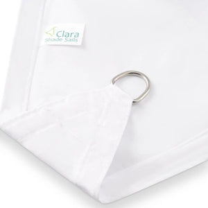 Right Angled Triangle 4.2m - Clara Sun Shade Sail White Waterproof UV Garden Sun Canopy Awning Clara Shade Sails