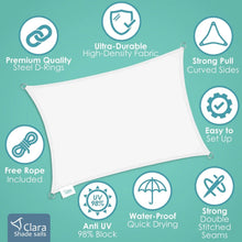 Right Angled Triangle 4.2m - Clara Sun Shade Sail White Waterproof UV Garden Sun Canopy Awning Clara Shade Sails