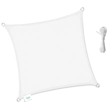 Square 2m - Clara Sun Shade Sail White Waterproof UV Patio Garden Canopy Awning Clara Shade Sails