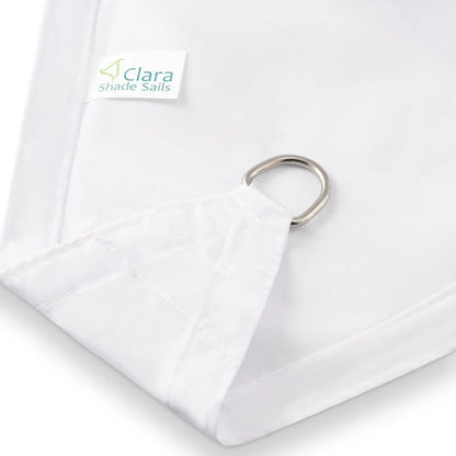 Square 3.6m - Clara Sun Shade Sail - White Waterproof UV Patio Garden Sun Canopy Awning Clara Shade Sails