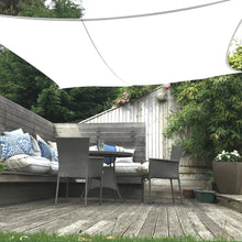 Square 5m - Clara Sun Shade Sail - White Waterproof UV Patio Garden Canopy Awning Clara Shade Sails