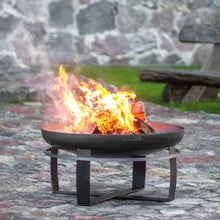 Viking Fire Bowl Pit - Cook King Garden and Outdoor Patio Entertaining Portable Metal Round 60cm 100cm Cook King